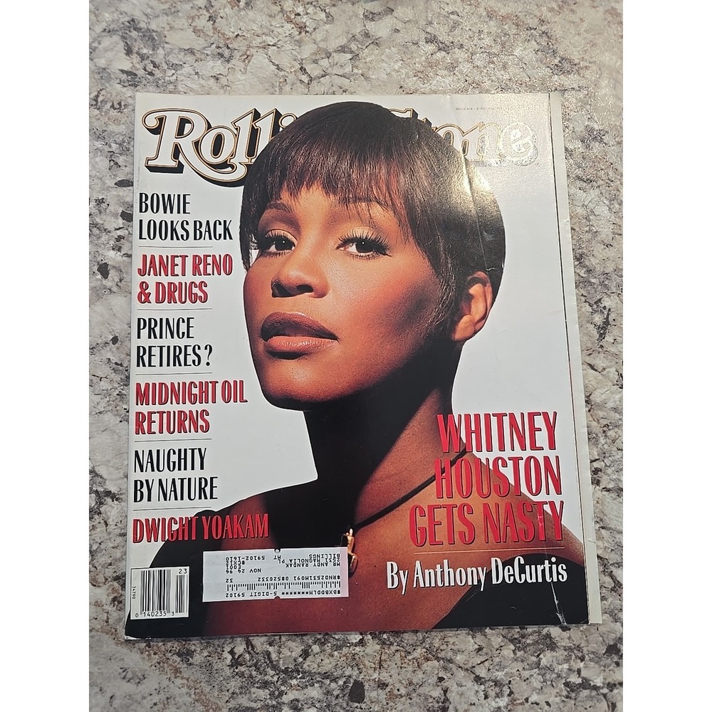 Rolling Stone Magazine - June 10 1993 - Whitney Houston Naughty By Nature Bowie